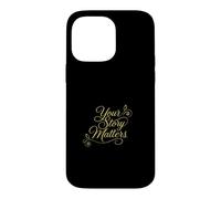 Custodia per iPhone 14 Pro Max Your Story Matters Diario motivazionale sulla salute mentale