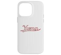 Custodia per iPhone 14 Pro Max Yuma Arizona Sun Belt Vintage Varsity Distressed Throwback