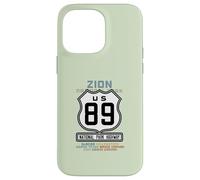 Custodia per iPhone 14 Pro Max Zion National Park US Highway 89 Bucket List Viaggio VEDI INDIETRO