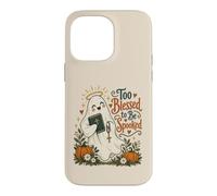 Custodia per iPhone 14 Pro Max Zucca fantasma cristiana di Halloween Benedetto Spooky