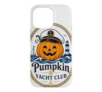 Custodia per iPhone 14 Pro Max Zucca Yacht Club Halloween Sailorcore Nautica