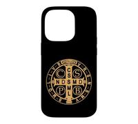 Custodia per iPhone 14 Pro Medaglia di San Benedetto PAX Pace e Protezione