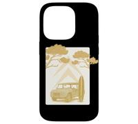 Custodia per iPhone 14 Pro Méhari Surf Adventure Retro Utility Car Costa Ouest