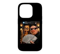 Custodia per iPhone 14 Pro Meme AI del visitatore inaspettato John Pork Tung Sahur