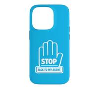 Custodia per iPhone 14 Pro Meme umoristico STOP Talk To My Agent AI Software Engineers