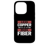 Custodia per iPhone 14 Pro Meno rame Più Tecnici di fibra ottica Tec Fiber Optic