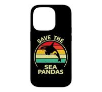 Custodia per iPhone 14 Pro Mens Womens Killer Whale Save The Sea Pandas Orca Lover