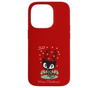 Custodia per iPhone 14 Pro Meow Christmas