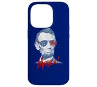 Custodia per iPhone 14 Pro Merica Lincoln - 4th July Veterans or Memorial Day Abe
