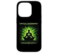 Custodia per iPhone 14 Pro Messaggio di simmetria virtuale dall'arte della meditazione cosmica dell'eternità