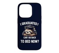 Custodia per iPhone 14 Pro Mi sono laureato Posso tornare a letto ora Dormire Studente Bradipo
