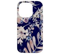 Custodia per iPhone 14 Pro Midnight Indigo Eucalipto & Mirtillo Botanico