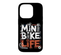 Custodia per iPhone 14 Pro Minibike Pilota Pit Bike Motori Fuoristrada
