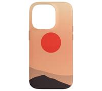Custodia per iPhone 14 Pro Minimal Desert Hills Sun Calm Horizon Paesaggio