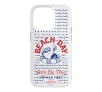 Custodia per iPhone 14 Pro Minions Beach Day Summer Vibes