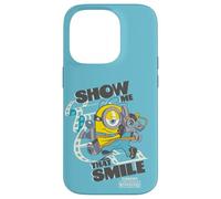 Custodia per iPhone 14 Pro Minions & Monsters James Show Me That Smile