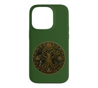 Custodia per iPhone 14 Pro Mitologia del bosco della foresta celtica dei druidi della quercia sacra