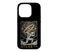 Custodia per iPhone 14 Pro Mitologia greca del lavoro cosmico Titano Atlas
