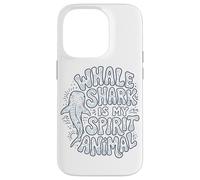 Custodia per iPhone 14 Pro Modello Boho Balena Shark Spirit Animal Art