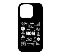 Custodia per iPhone 14 Pro Mom 4 Times Mom of 4 Math Mother To the 4th Power