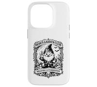 Custodia per iPhone 14 Pro Mom's Garden Club, gnomo da giardinaggio divertente
