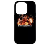 Custodia per iPhone 14 Pro Mortal Kombat X Scorpio Flames