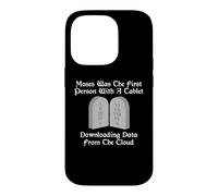Custodia per iPhone 14 Pro Moses Was The First Person With A Tablet Download From Cloud