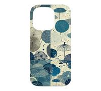 Custodia per iPhone 14 Pro Motivo a cresta fine Rain Edo