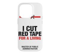 Custodia per iPhone 14 Pro MPA I Cut Red Tape Laurea Amministrazione Pubblica