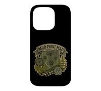 Custodia per iPhone 14 Pro MUD PRINT MAP Mappa di tracce animali sul campo