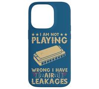Custodia per iPhone 14 Pro Musica I am not playing wrong I Have Air Leakages Harmonica