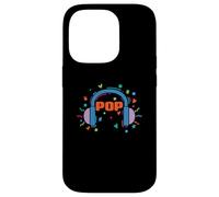 Custodia per iPhone 14 Pro Musica pop con cuffie Singer Stars