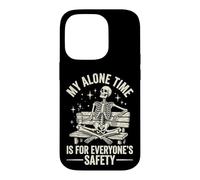 Custodia per iPhone 14 Pro My Alone Time Is For Everyone's Safety Introverso