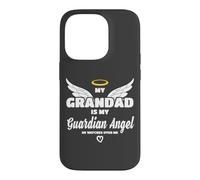 Custodia per iPhone 14 Pro My Grandad Is My Guardian Angel He Watches Over Me In Memory