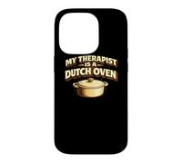 Custodia per iPhone 14 Pro My Therapist Is A Dutch Oven Sourdough Bread Baking Baker