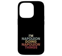 Custodia per iPhone 14 Pro Napoleon Name Napoleon Personalized Name First Given