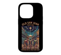 Custodia per iPhone 14 Pro Natale nel vecchio San Juan Reyes Magos