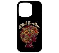 Custodia per iPhone 14 Pro Natural Hair Floral Afro Woman Melanin Pride