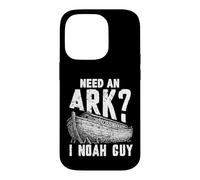 Custodia per iPhone 14 Pro Need an Ark I Noah Guy Funny Christian Men Women Humour