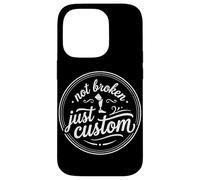 Custodia per iPhone 14 Pro Non rotto Solo Scherzo sulle gambe dell'amputato protesico personalizzato