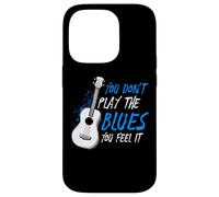 Custodia per iPhone 14 Pro Non suoni il blues lo senti musicista chitarrista