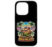 Custodia per iPhone 14 Pro Non toccare i miei pastelli Boricua Coqui