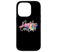 Custodia per iPhone 14 Pro North Carolina Tie Dye