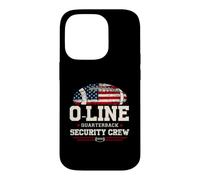 Custodia per iPhone 14 Pro O-Line Quarterback Security Crew Offensive football His/Her