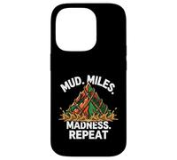 Custodia per iPhone 14 Pro Obstacle Course Racing Mud Miles Madness Repeat
