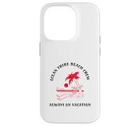 Custodia per iPhone 14 Pro Ocean Tribe Beach Crew Always On Vacation (Grafica divertente)