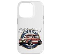 Custodia per iPhone 14 Pro Old's Cool - Design vintage per capi di petrolio