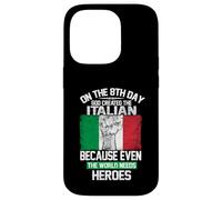 Custodia per iPhone 14 Pro On The Eighth Day God Created The Italian Pride Heroes