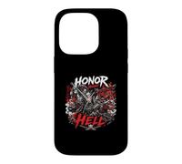 Custodia per iPhone 14 Pro Onore contro l'inferno Samurai Demon Battle Warrior