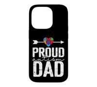 Custodia per iPhone 14 Pro Orgoglioso autismo papà consapevolezza supporto padre